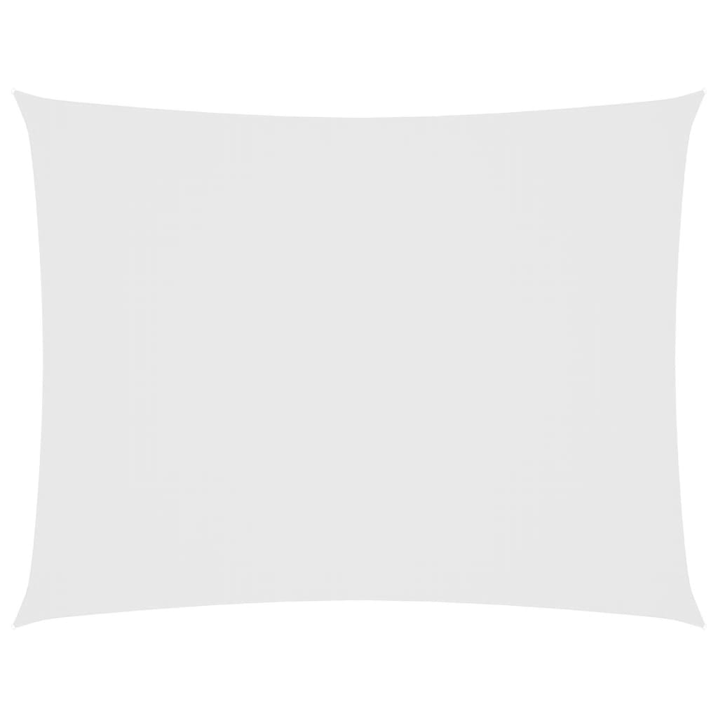 Parasole a Vela Oxford Rettangolare 2,5x4 m Bianco