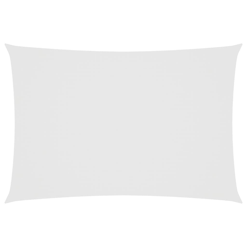 Parasole a Vela Oxford Rettangolare 2,5x4,5 m Bianco