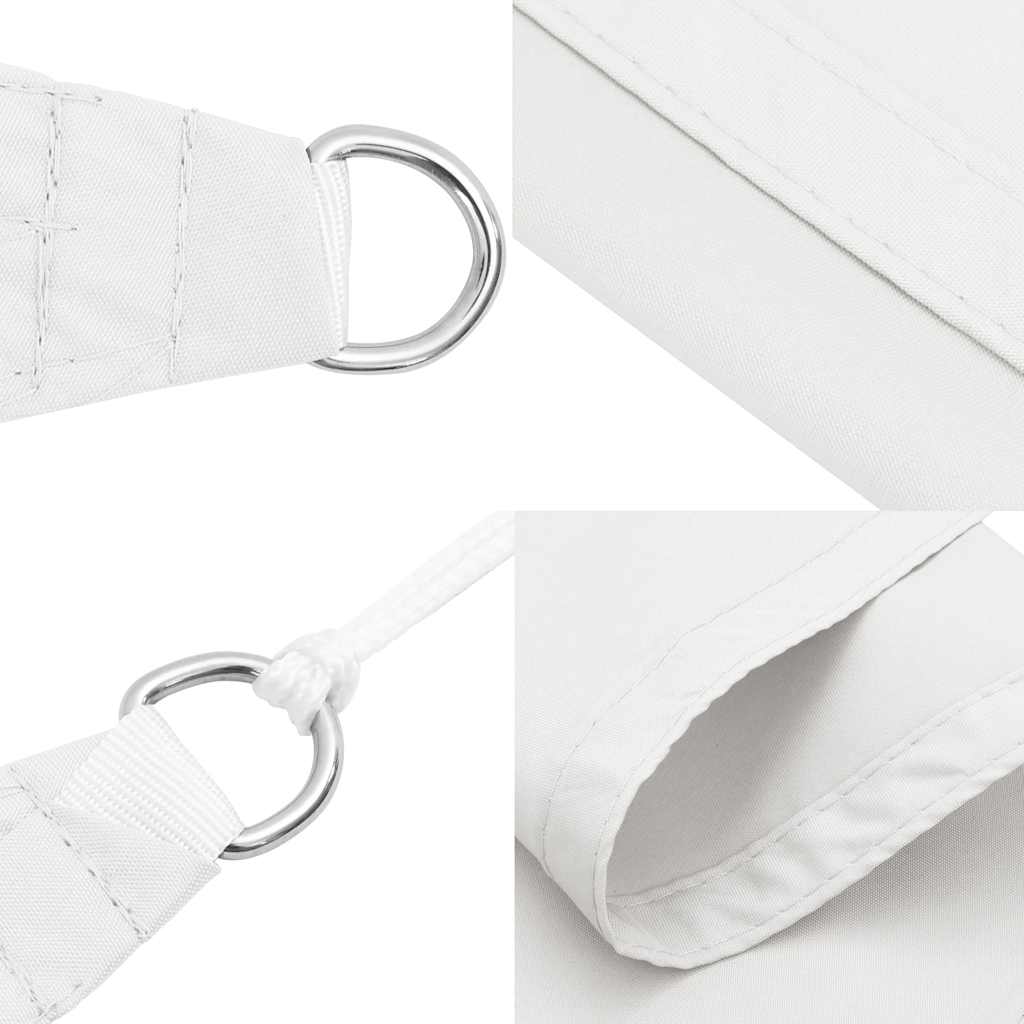 Parasole a Vela Oxford Rettangolare 3x4,5 m Bianco