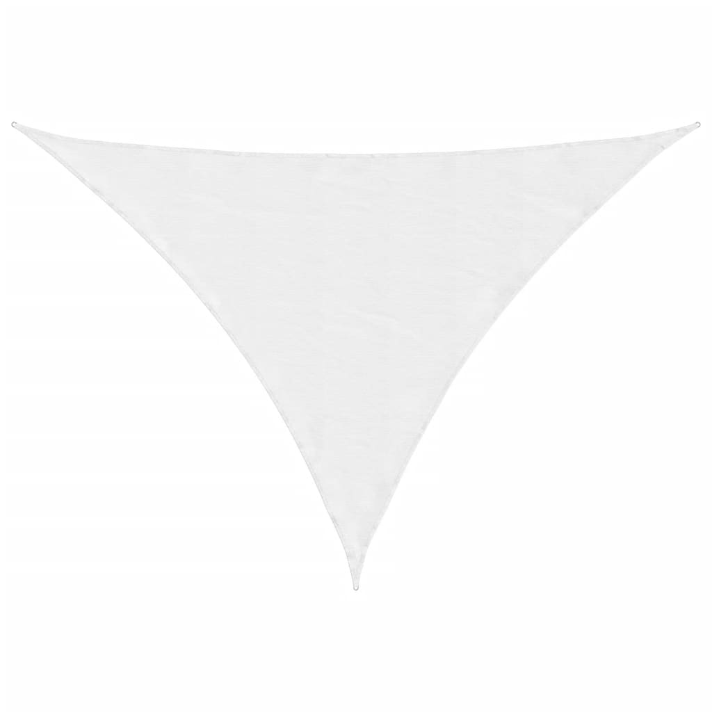 Parasole a Vela Oxford Triangolare 3x4x5 m Bianco