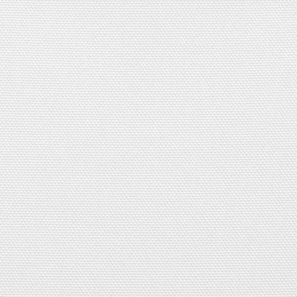 Parasole a Vela in Tessuto Oxford Triangolare 6x6x6 m Bianco