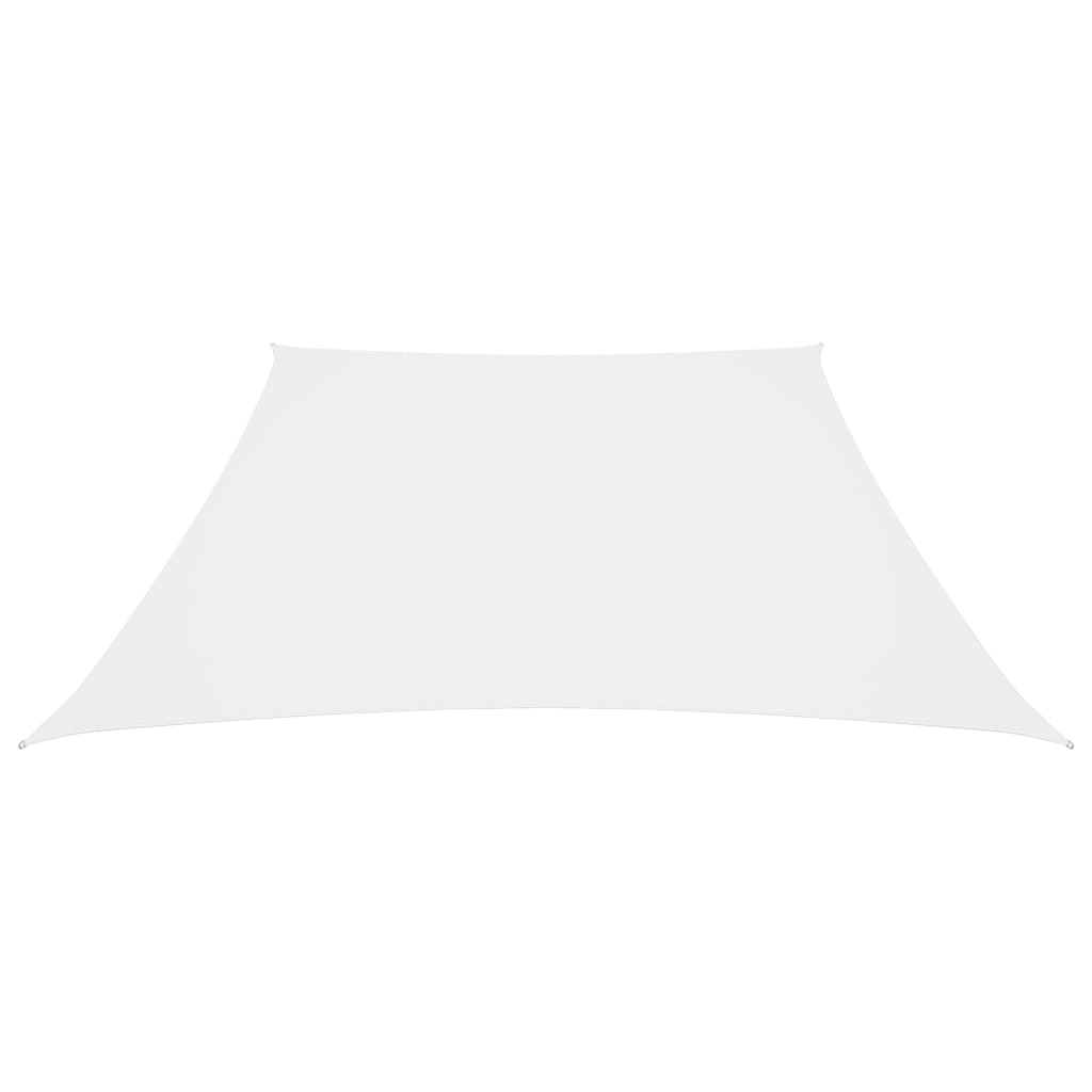 Parasole a Vela in Tela Oxford a Trapezio 3/5x4 m Bianco