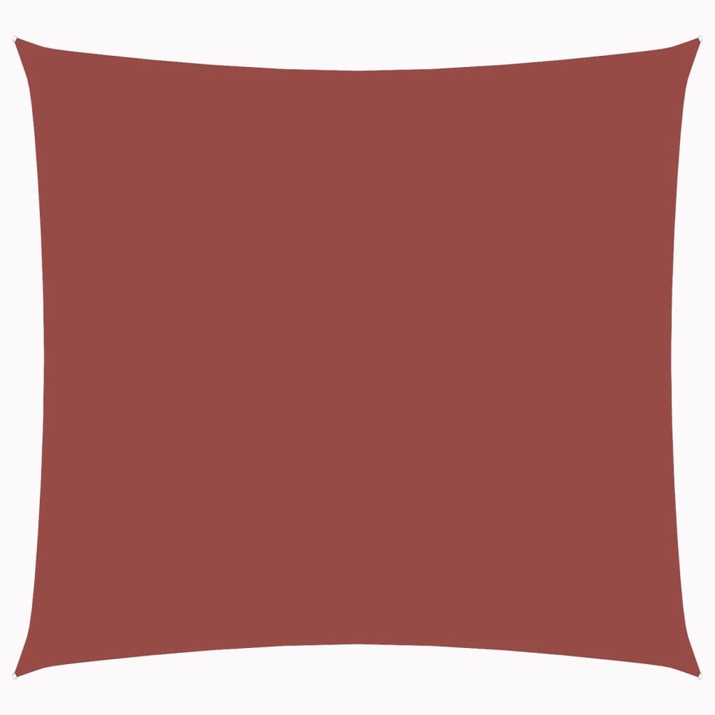 Vela Parasole in Tela Oxford Quadrata 2,5x2,5 m Terracotta