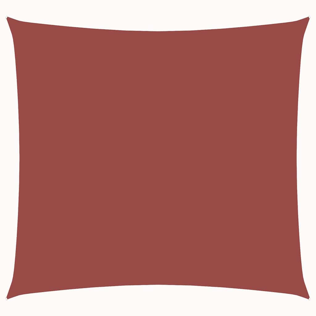 Vela Parasole in Tela Oxford Quadrata 5x5 m Terracotta