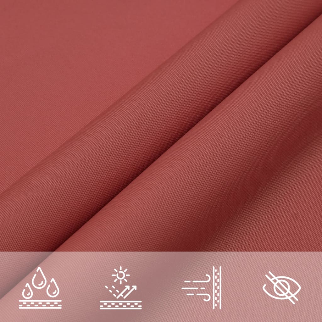 Parasole a Vela Oxford Rettangolare 2x2,5 m Terracotta