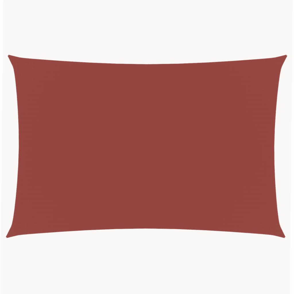 Parasole a Vela Oxford Rettangolare 2x5 m Terracotta