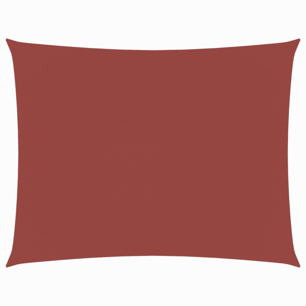 Parasole a Vela Oxford Rettangolare 2,5x4 m Terracotta