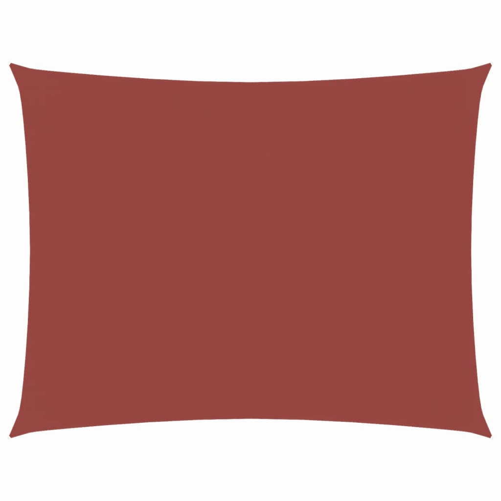 Parasole a Vela Oxford Rettangolare 3x4 m Terracotta