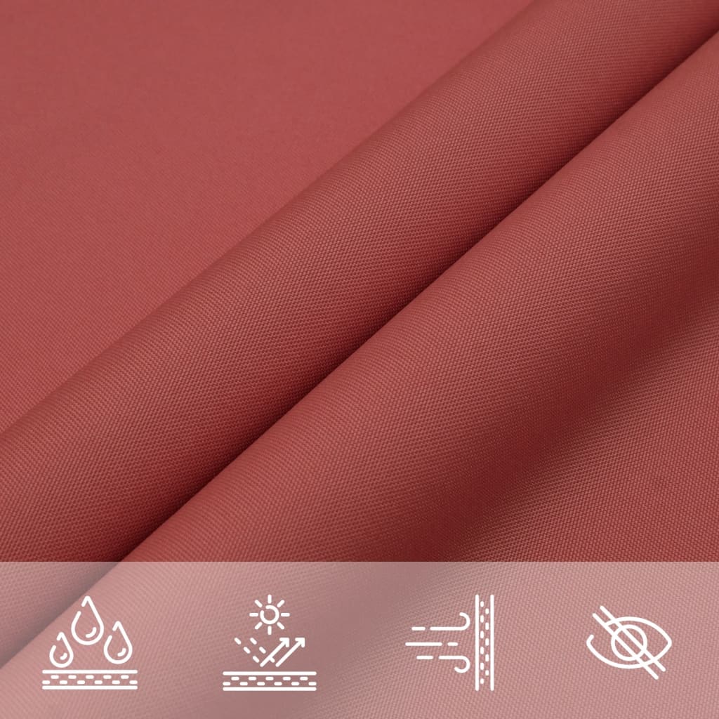 Parasole a Vela Oxford Rettangolare 5x7 m Terracotta