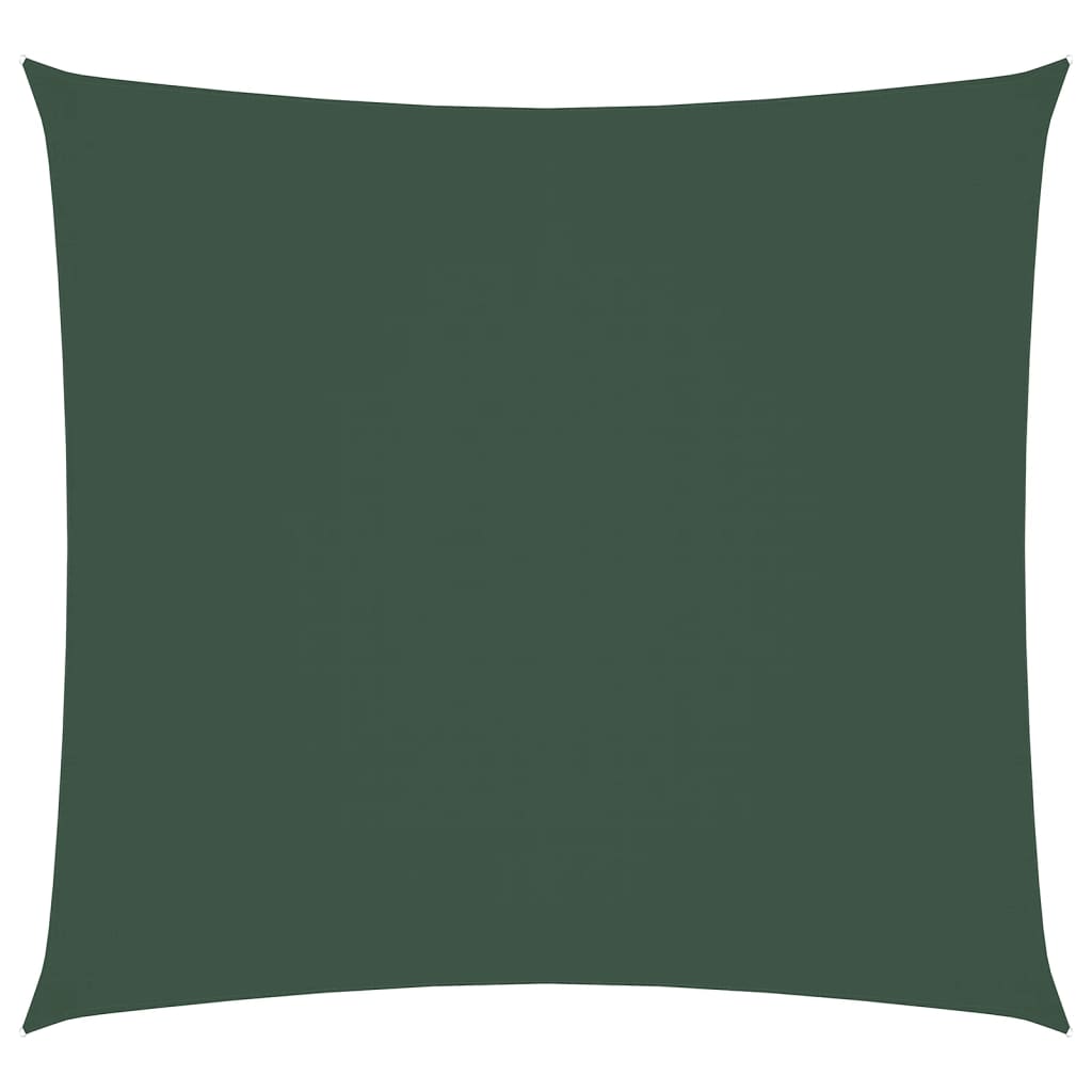 Vela Parasole in Tela Oxford Quadrata 2x2 m Verde Scuro