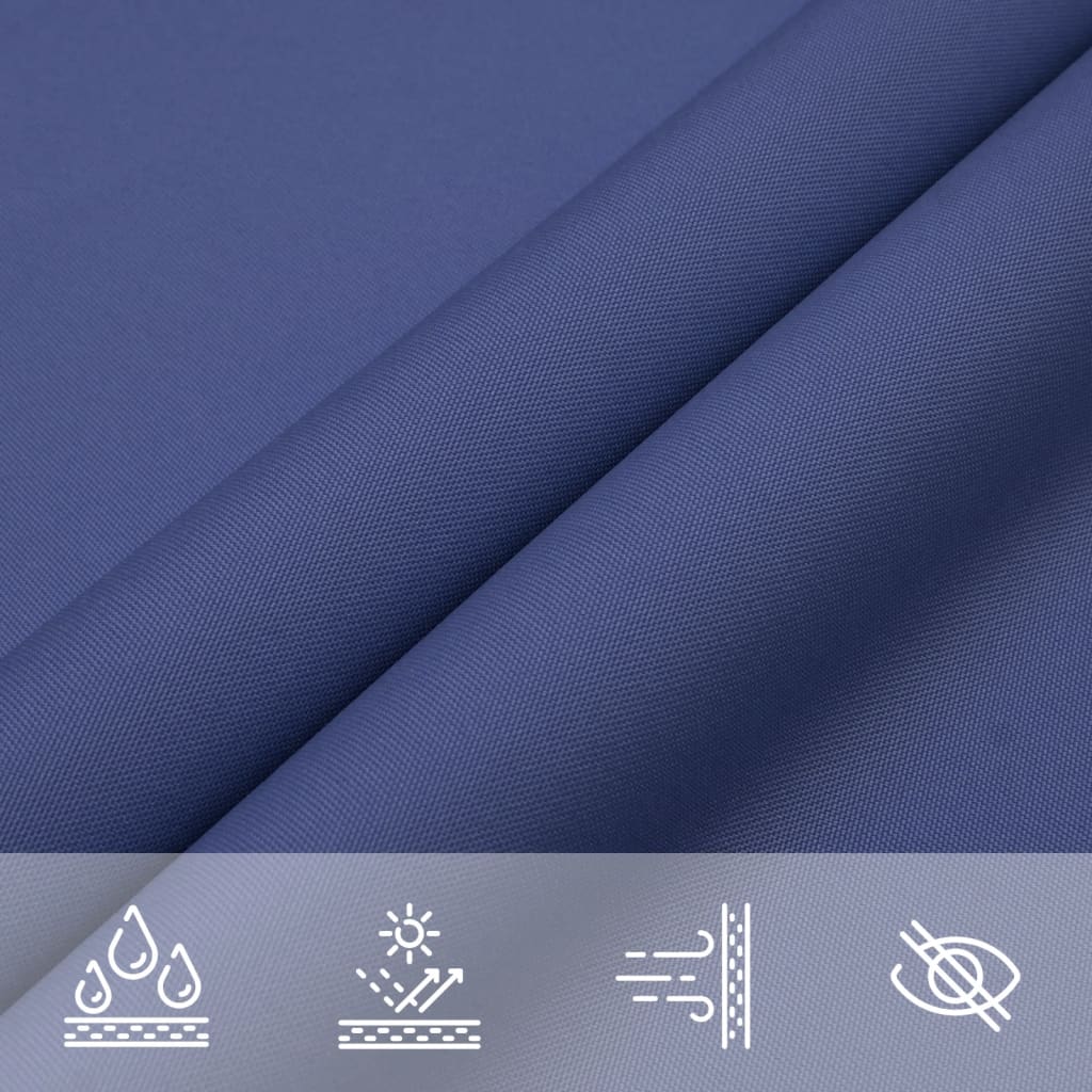 Parasole a Vela in Tela Oxford Quadrata 6x6 m Blu