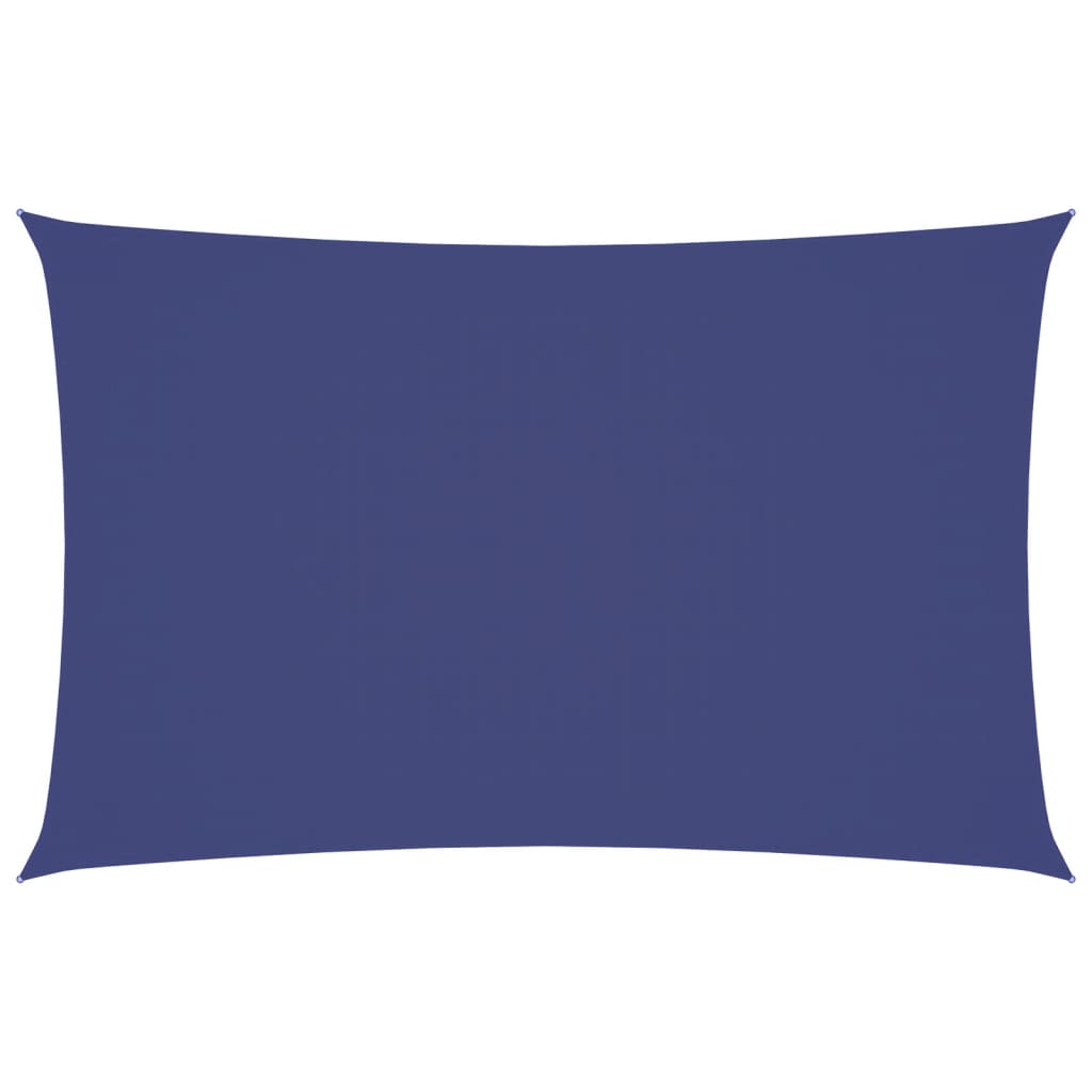 Parasole a Vela Oxford Rettangolare 2x4,5 m Blu