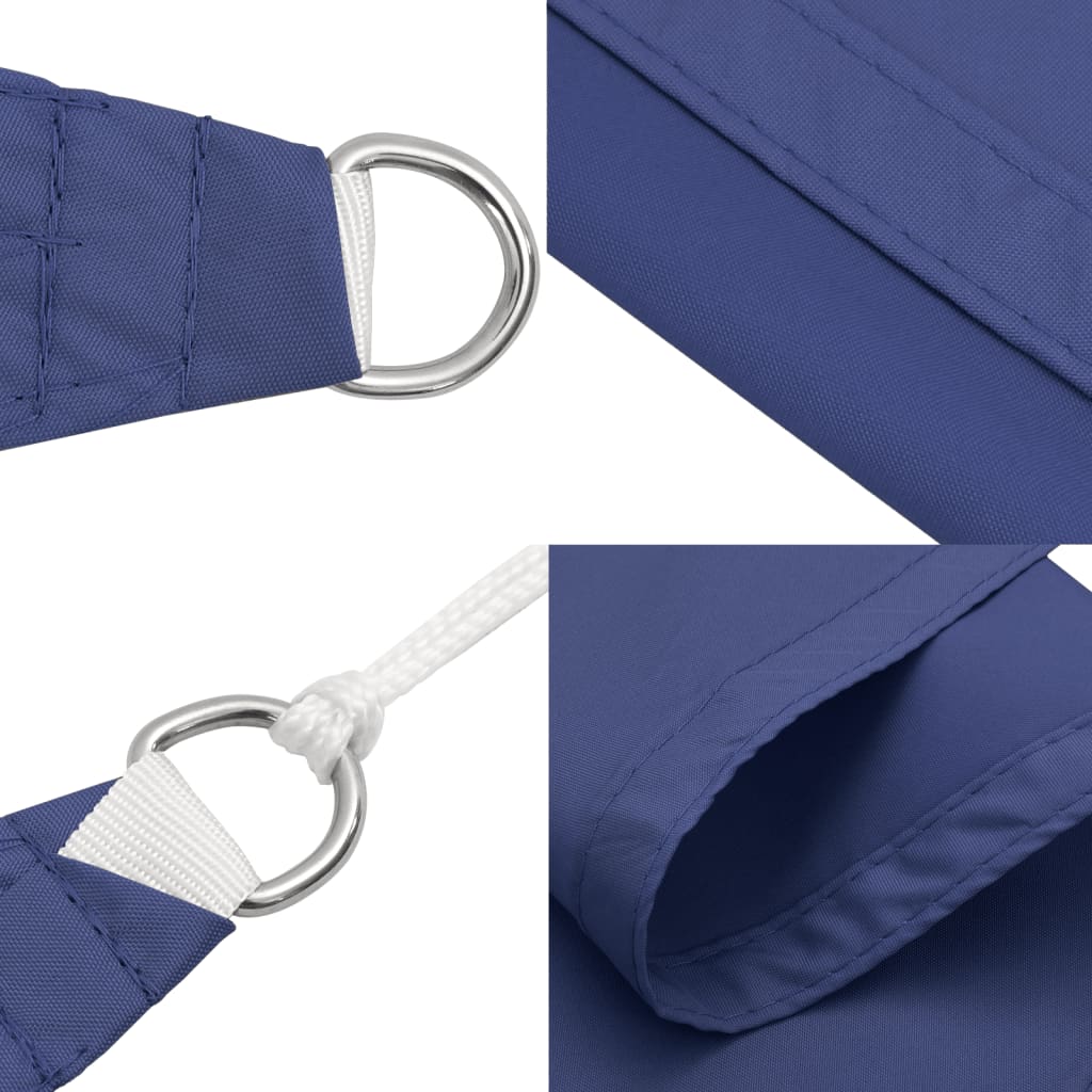 Parasole a Vela Oxford Rettangolare 2x4,5 m Blu