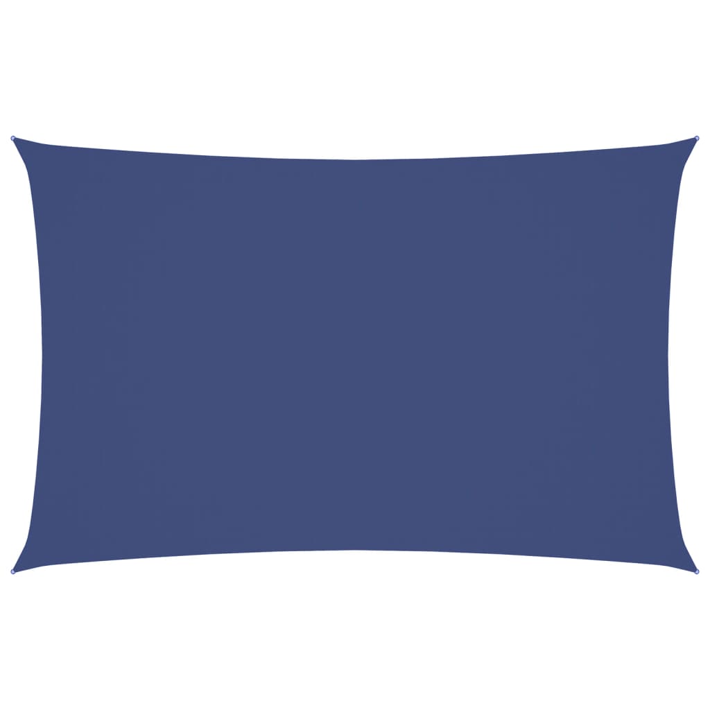 Parasole a Vela Oxford Rettangolare 2x5 m Blu