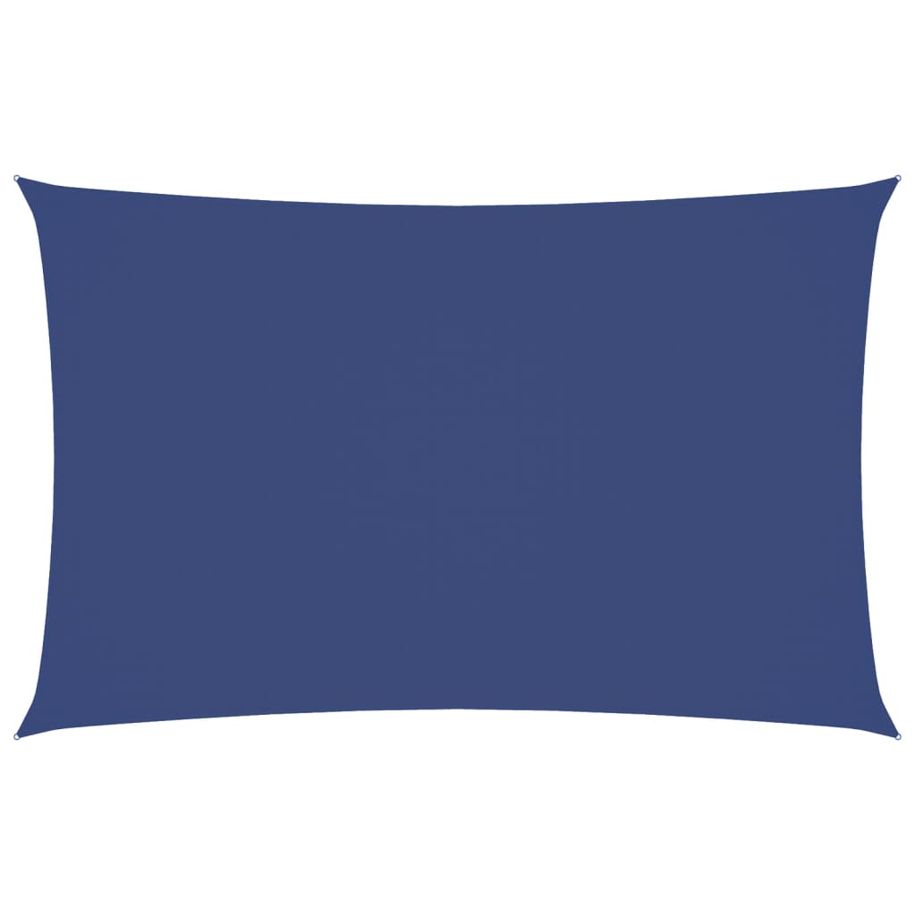 Parasole a Vela Oxford Rettangolare 2,5x5 m Blu