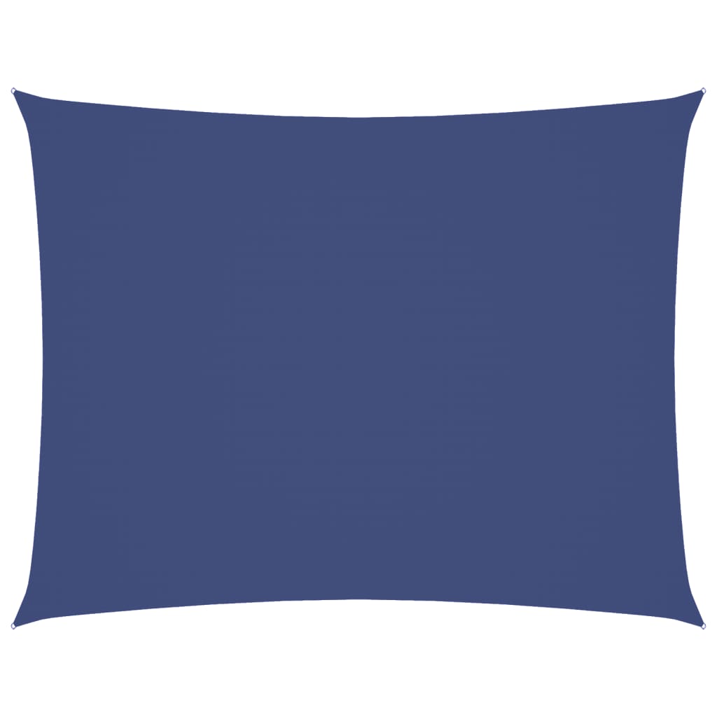 Parasole a Vela Oxford Rettangolare 3,5x5 m Blu