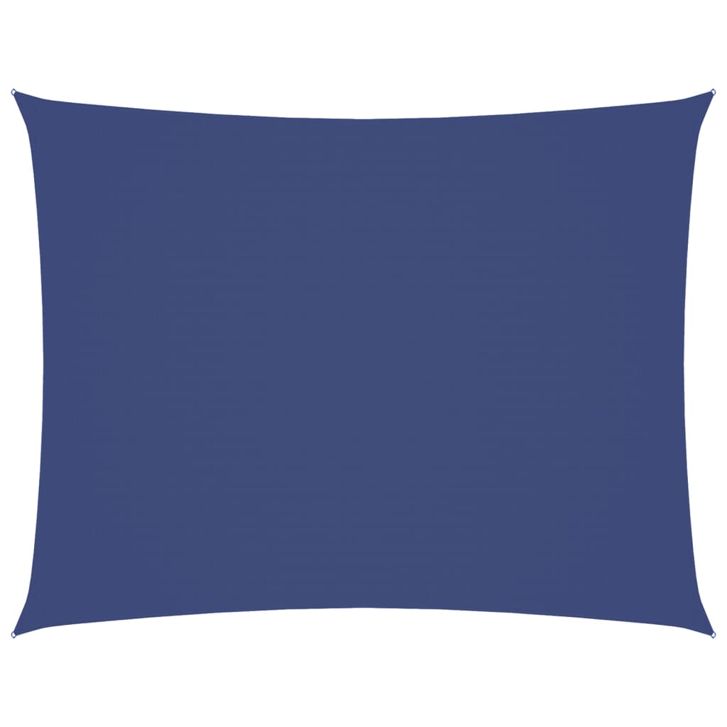 Parasole a Vela Oxford Rettangolare 4x5 m Blu