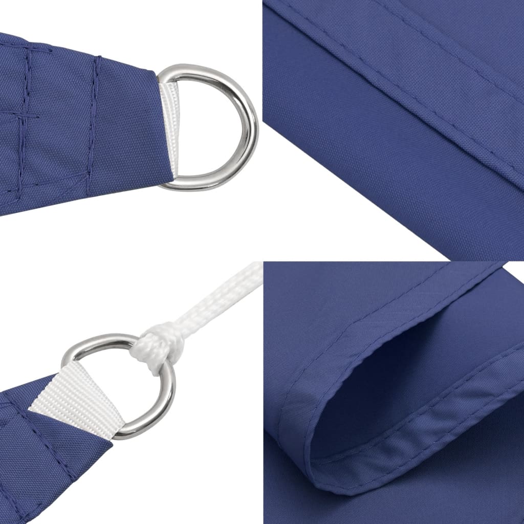 Parasole a Vela Oxford Rettangolare 4x5 m Blu