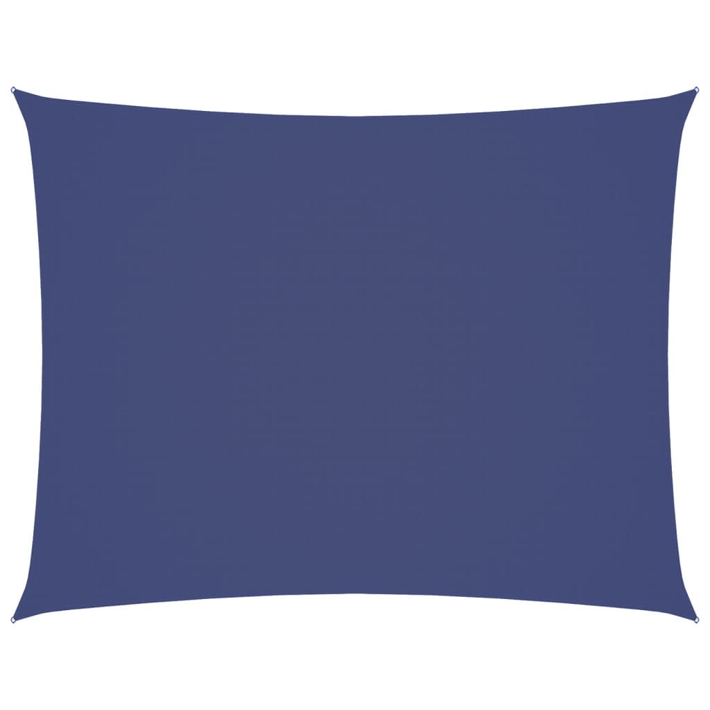 Parasole a Vela in Oxford Rettangolare 4x6 m Blu