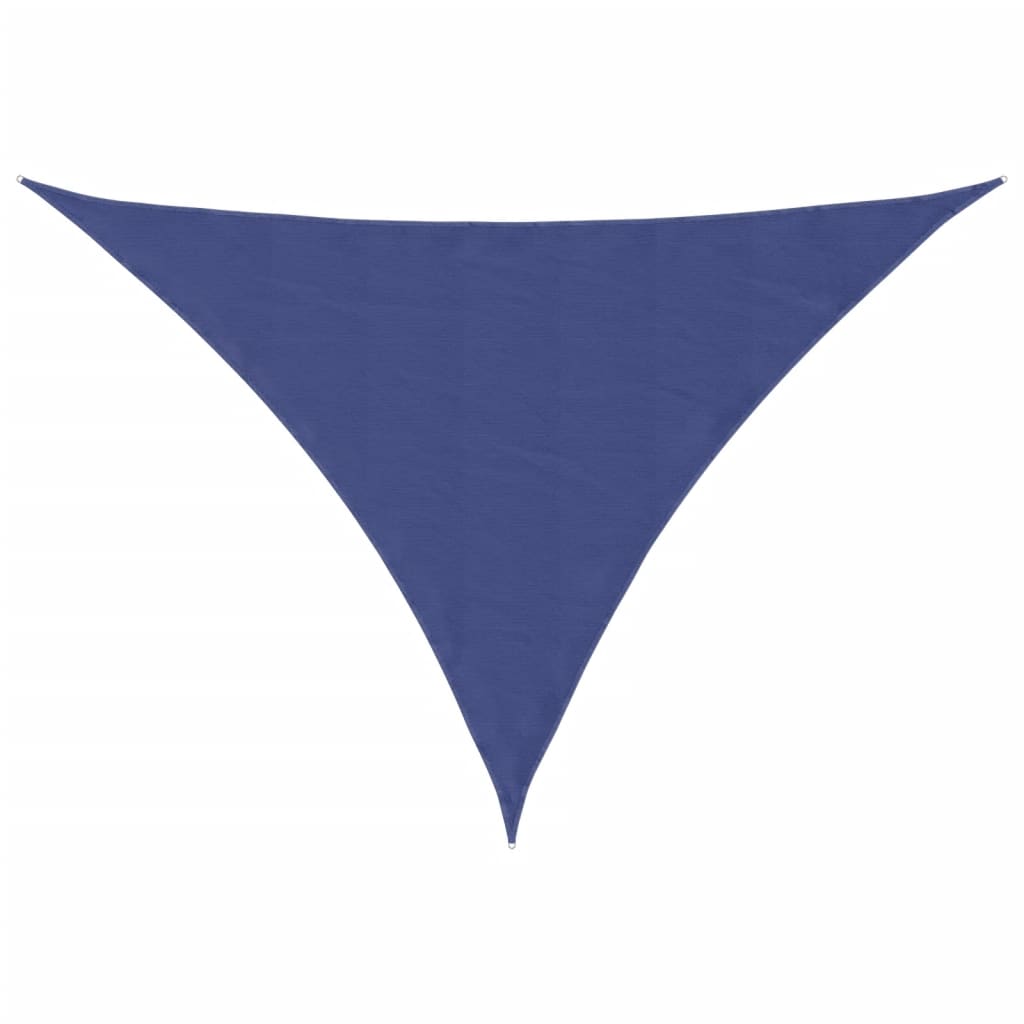 Parasole a Vela Oxford Triangolare 2,5x2,5x3,5 m Blu