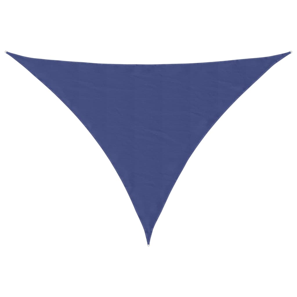 Parasole a Vela Oxford Triangolare 3,5x3,5x4,9 m Blu