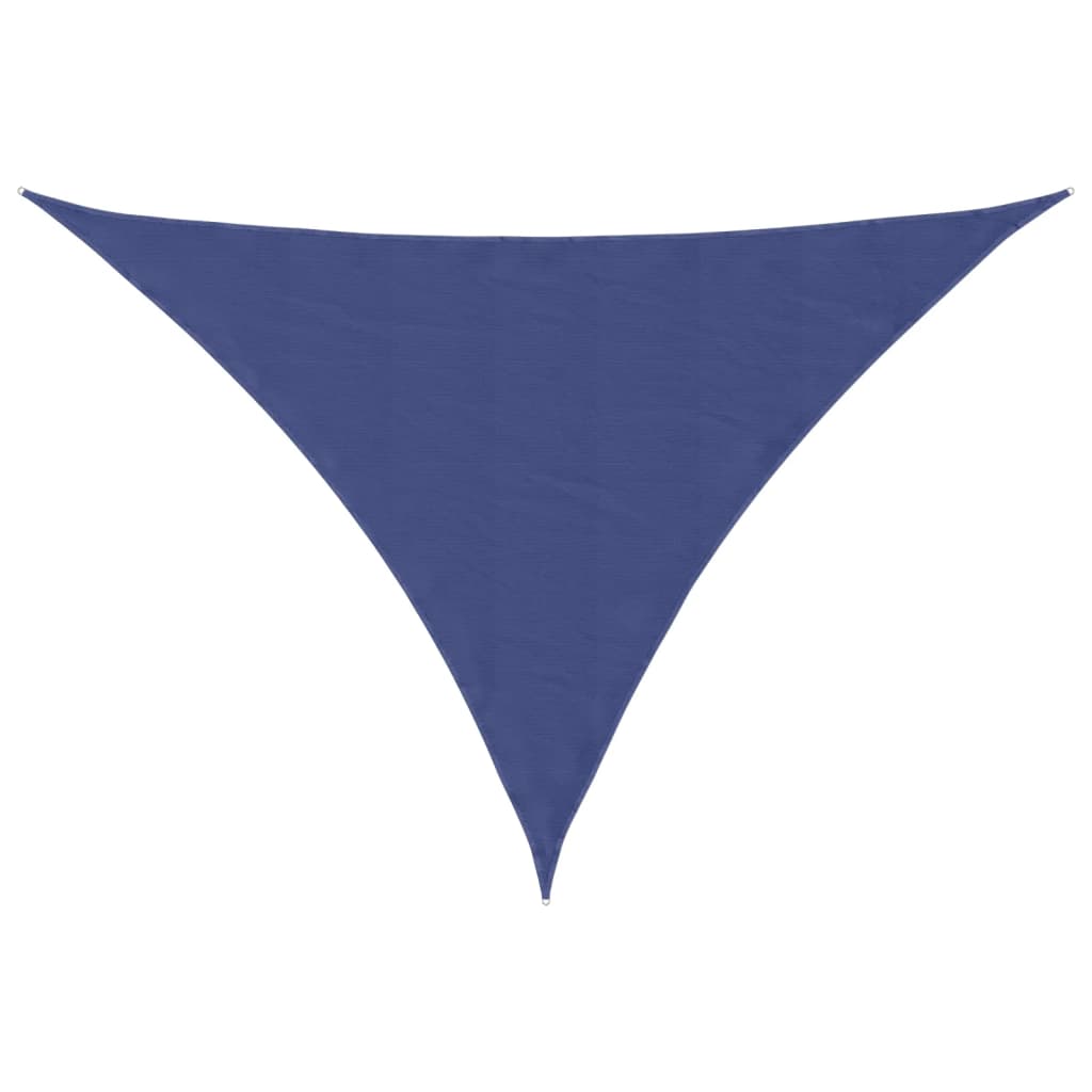 Parasole a Vela Oxford Triangolare 4x5x5 m Blu