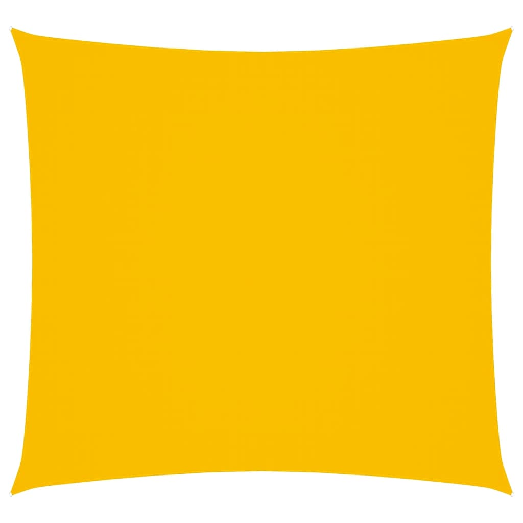 Vela Parasole in Tela Oxford Quadrata 2,5x2,5 m Gialla