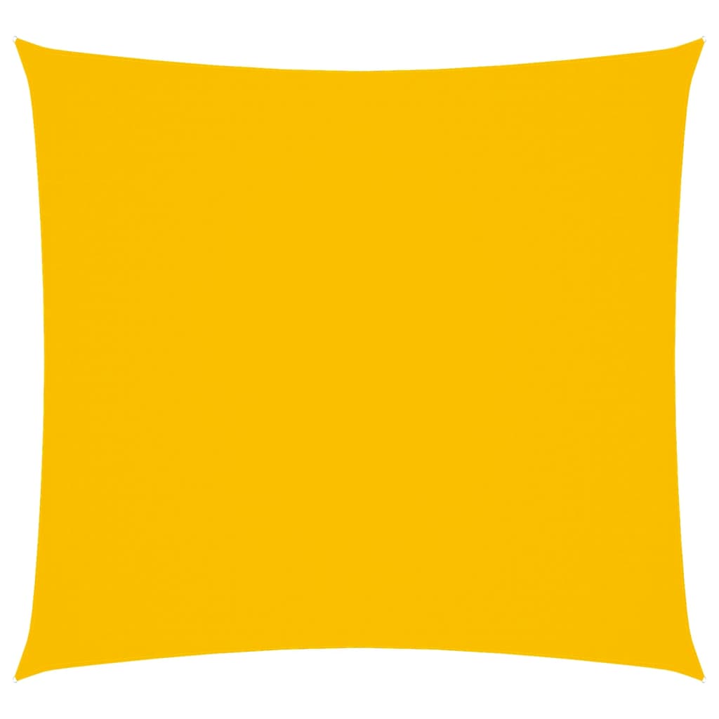 Vela Parasole in Tessuto Oxford Quadrata 3,6x3,6 m Gialla