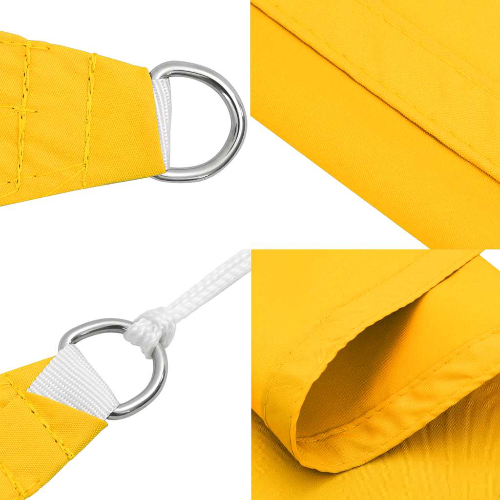 Vela Parasole in Tela Oxford Quadrata 4x4 m Gialla