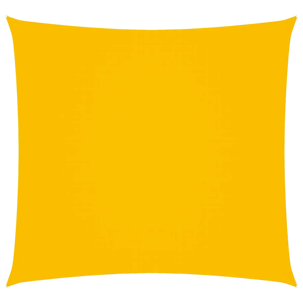 Parasole a Vela in Tela Oxford Quadrata 6x6 m Giallo