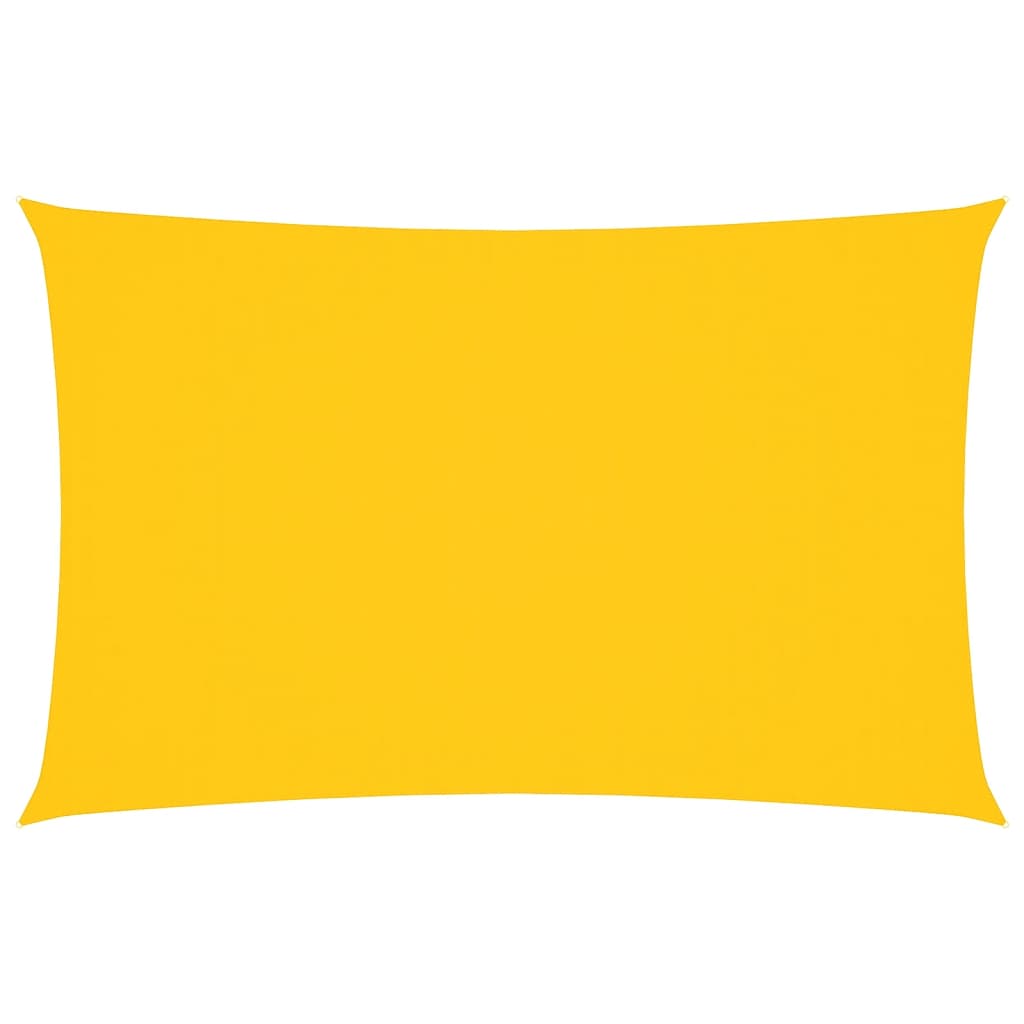 Parasole a Vela Oxford Rettangolare 5x8 m Giallo