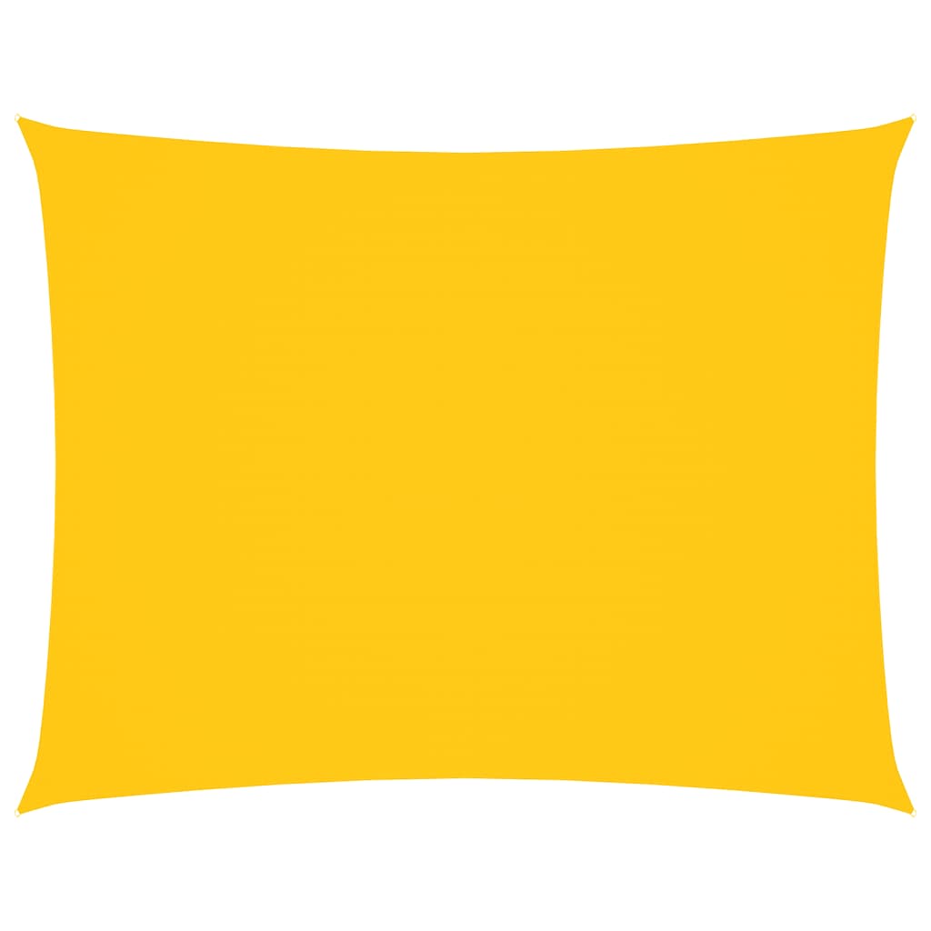 Parasole a Vela Oxford Rettangolare 6x8 m Giallo