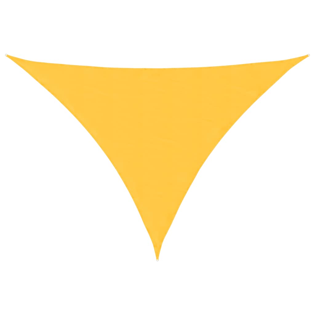 Parasole a Vela Oxford Triangolare 3x3x4,24 m Giallo