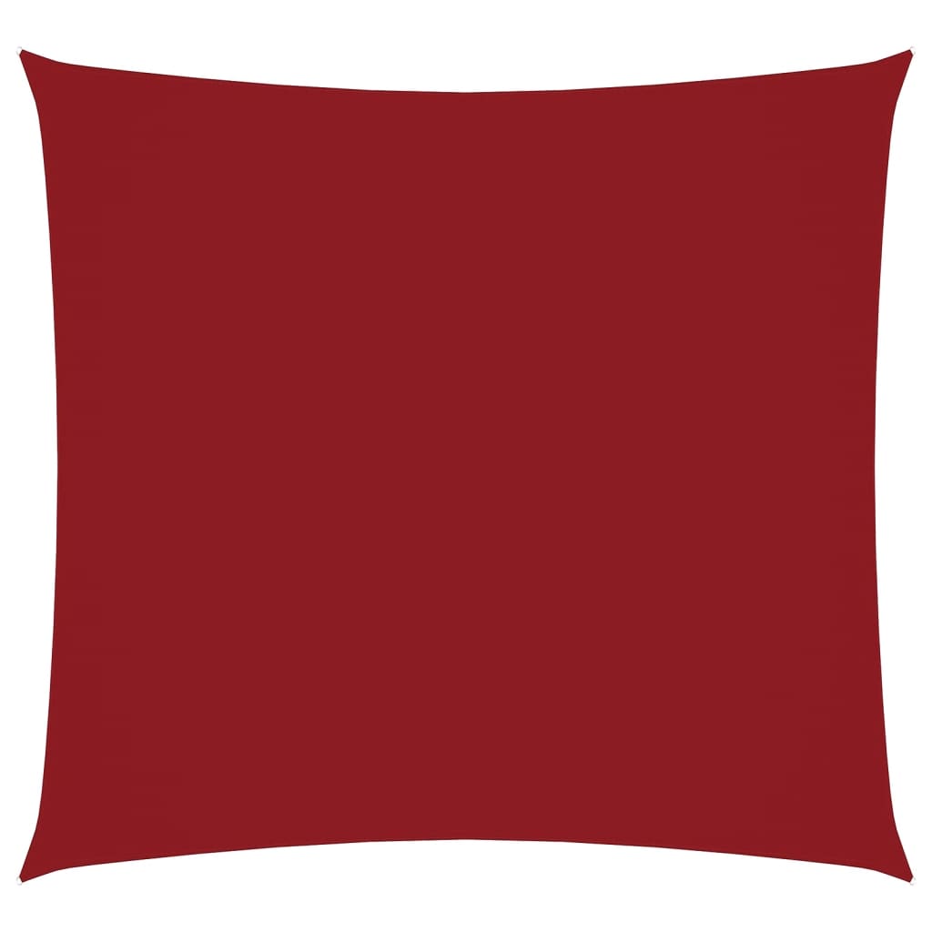 Vela Parasole in Tela Oxford Quadrata 2x2 m Rossa