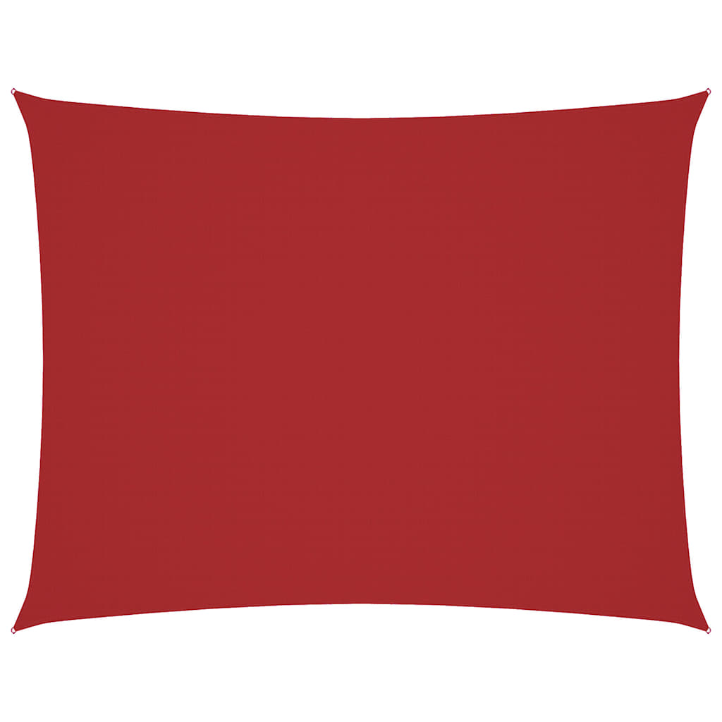 Parasole a Vela Oxford Rettangolare 2x3 m Rosso