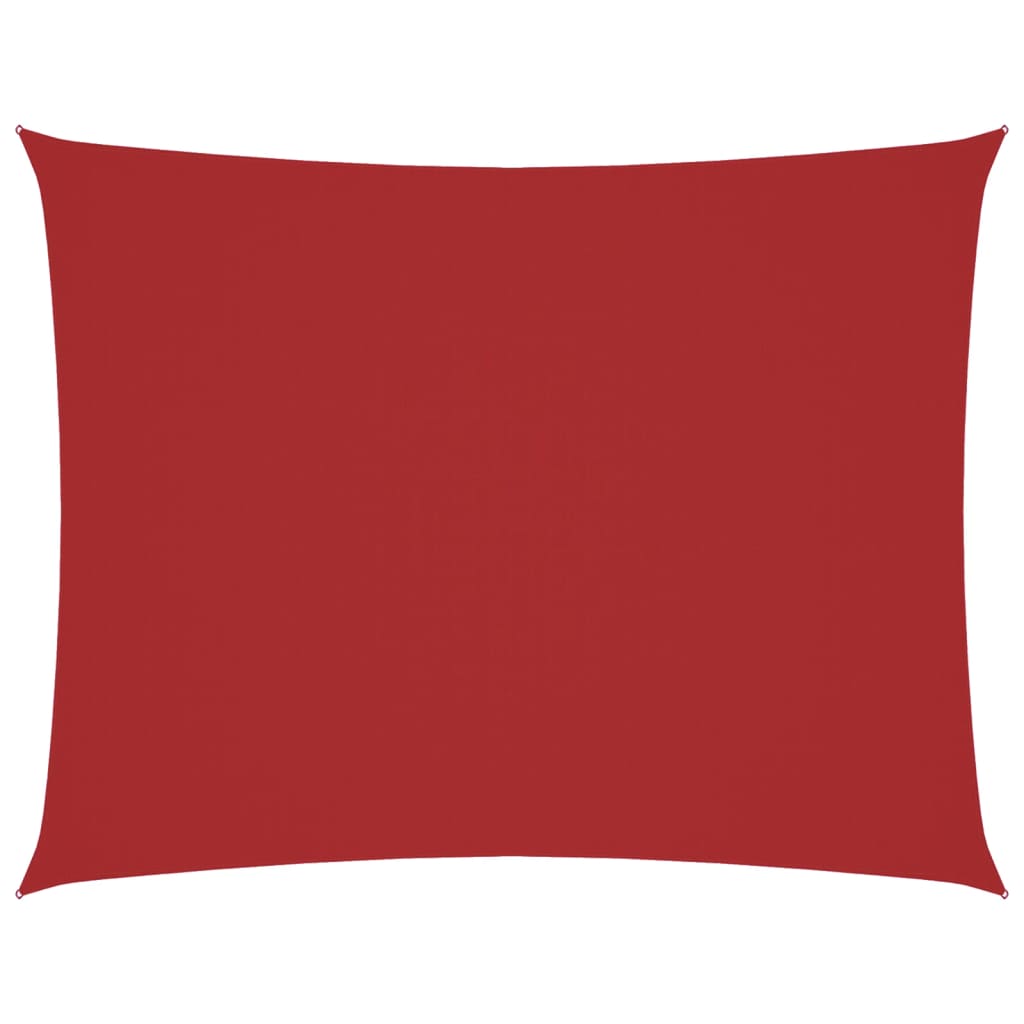 Parasole a Vela Oxford Rettangolare 2x3,5 m Rosso