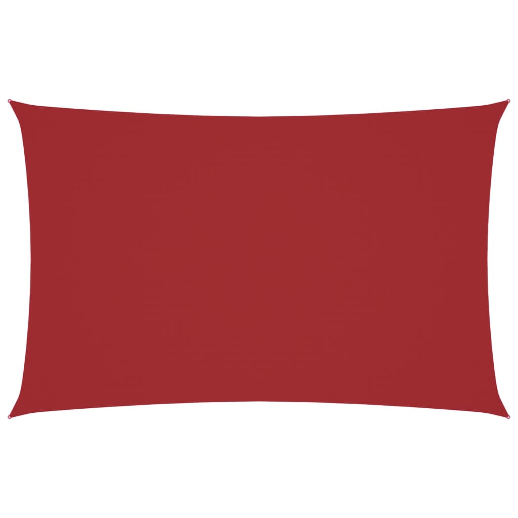Parasole a Vela Oxford Rettangolare 2x4,5 m Rosso
