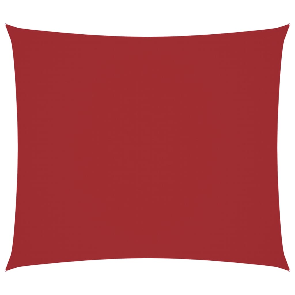 Parasole a Vela Oxford Rettangolare 2,5x3 m Rosso