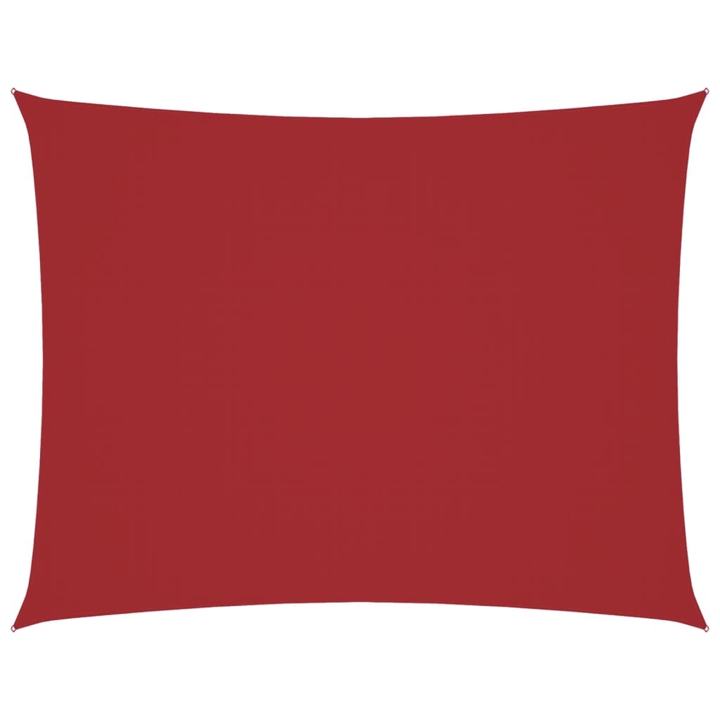 Parasole a Vela Oxford Rettangolare 2,5x3,5 m Rosso
