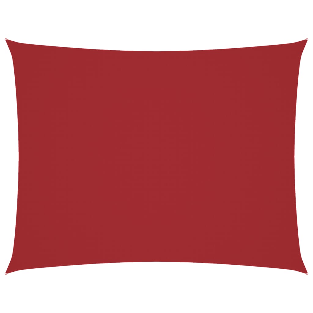 Parasole a Vela Oxford Rettangolare 2,5x4 m Rosso