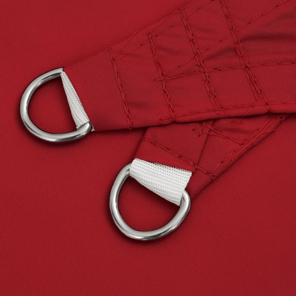 Parasole a Vela Oxford Rettangolare 2,5x5 m Rosso