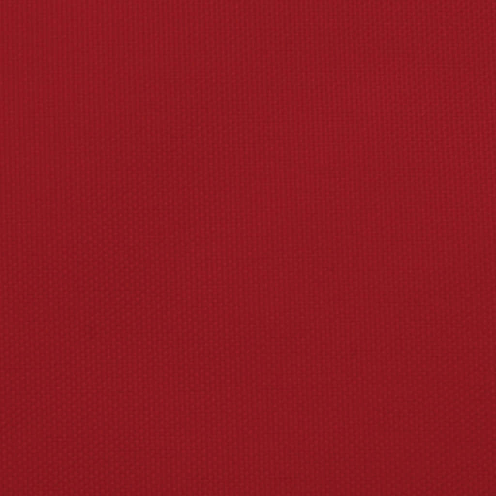Parasole a Vela in Oxford Rettangolare 4x6 m Rosso