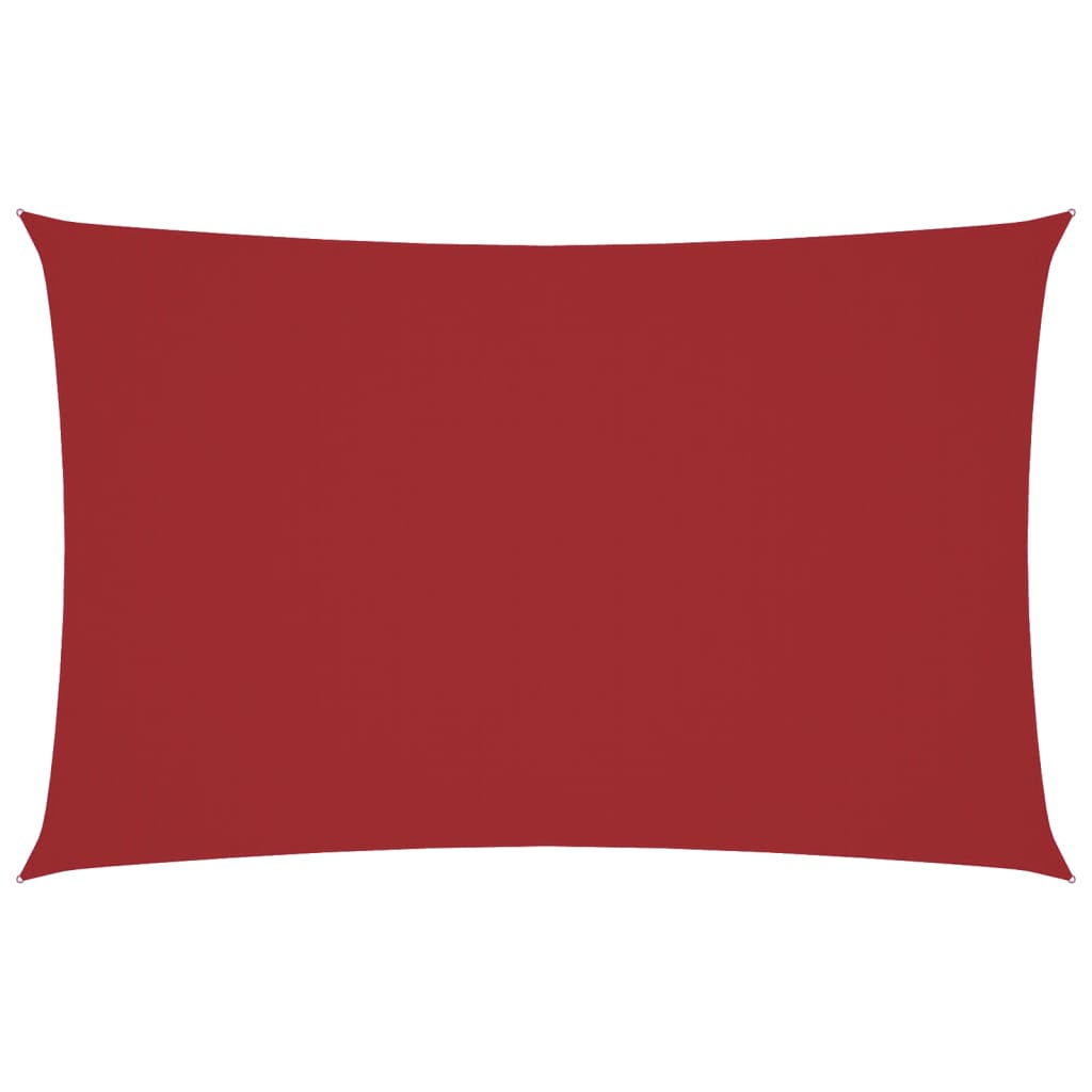 Parasole a Vela Oxford Rettangolare 4x7 m Rosso