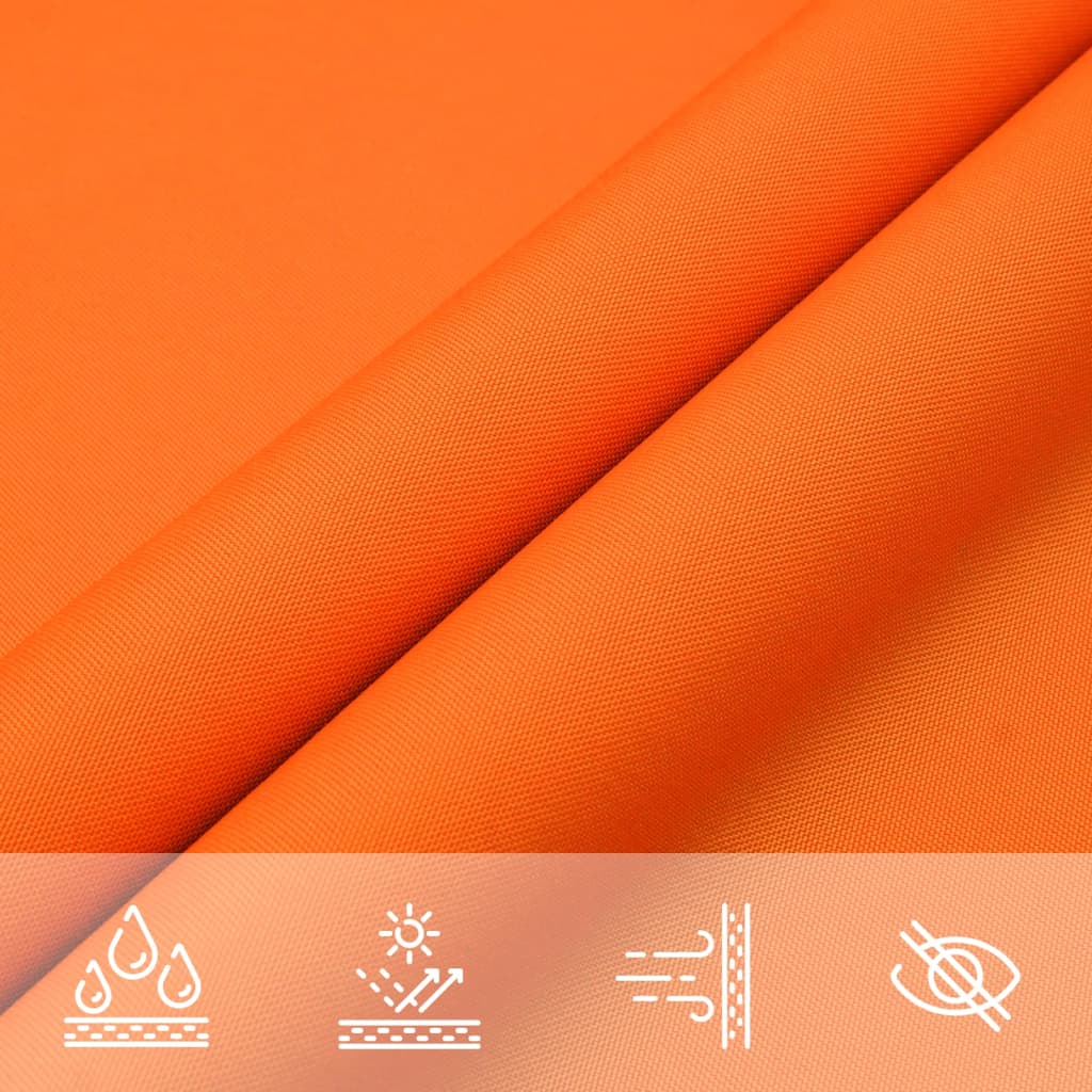 Vela Parasole in Tela Oxford Quadrata 2,5x2,5 m Arancione