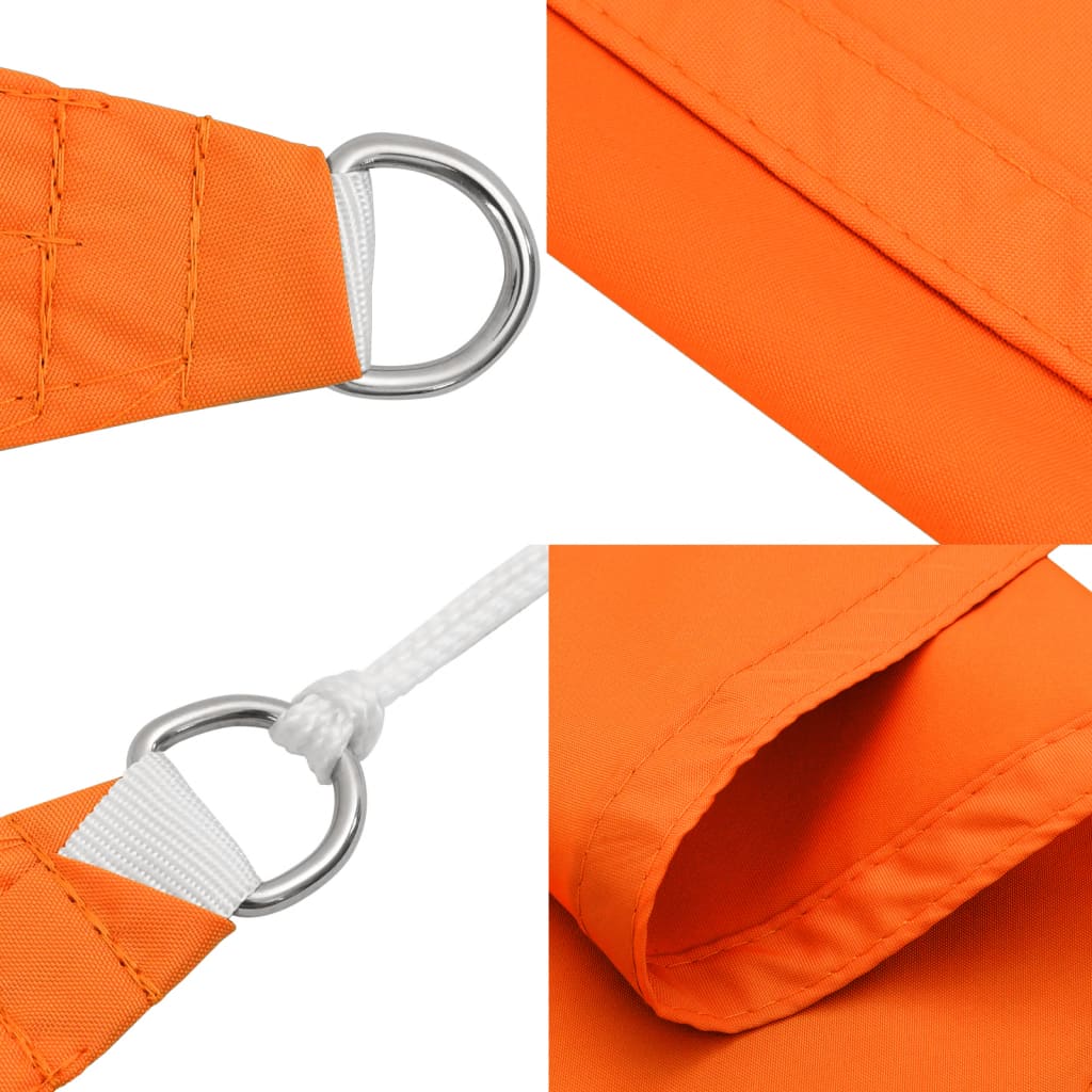 Parasole a Vela Oxford Rettangolare 2,5x4 m Arancione