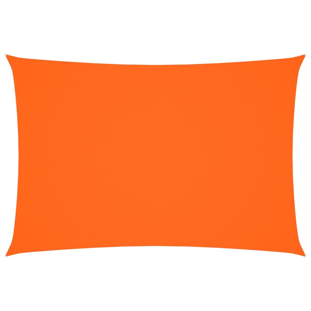 Parasole a Vela Oxford Rettangolare 2,5x4,5 m Arancione