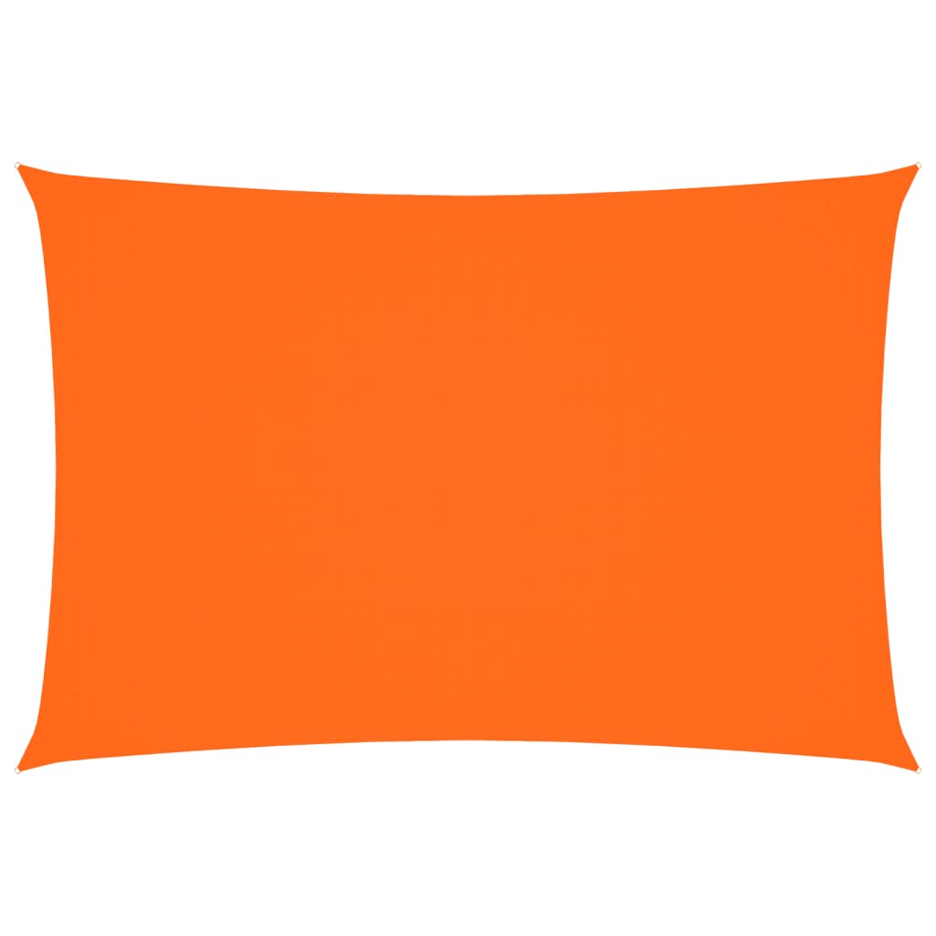 Parasole a Vela Oxford Rettangolare 3x5 m Arancione