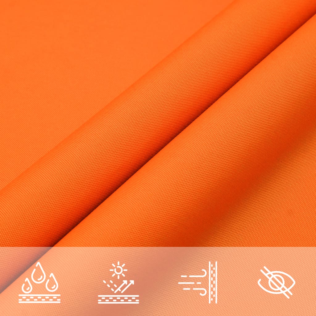 Parasole a Vela Oxford Rettangolare 3,5x4,5 m Arancione