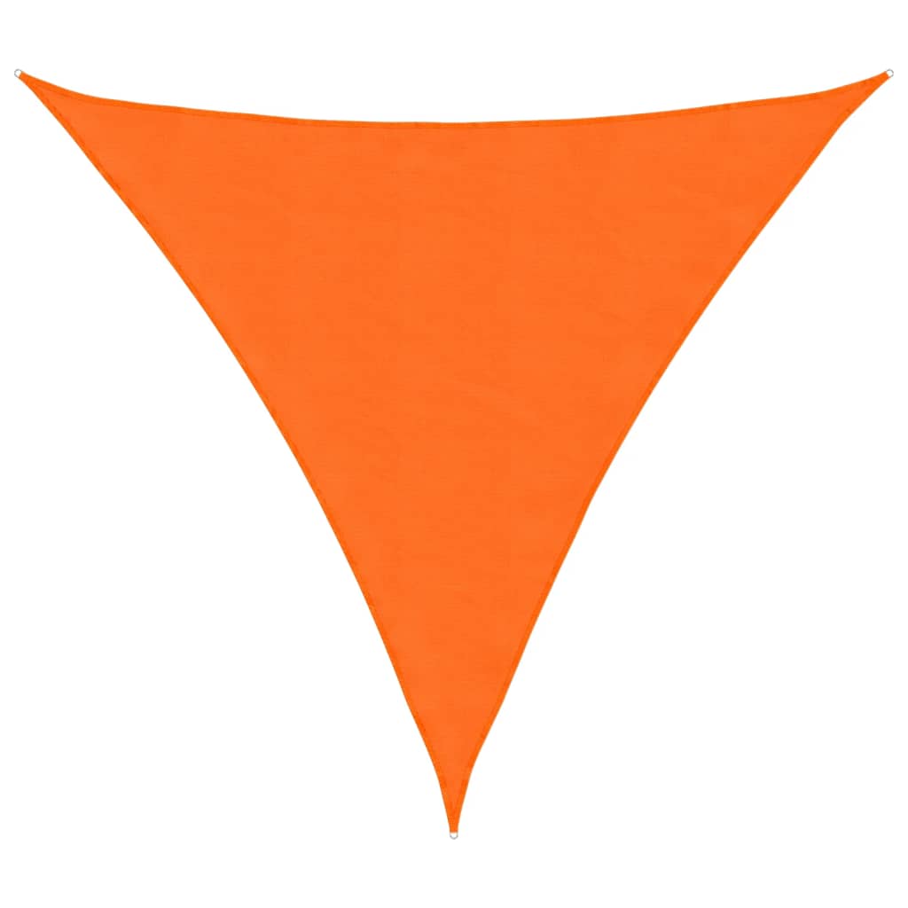 Parasole a Vela Oxford Triangolare 4,5x4,5x4,5 m Arancione
