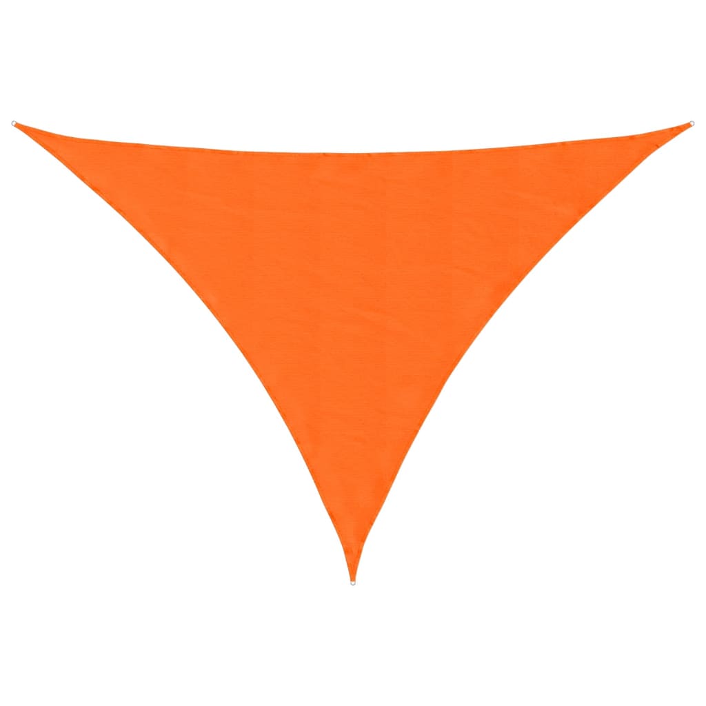 Parasole a Vela Oxford Triangolare 4x5x5 m Arancione